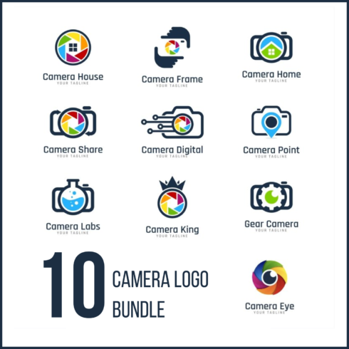 Preview camera logo bundle.