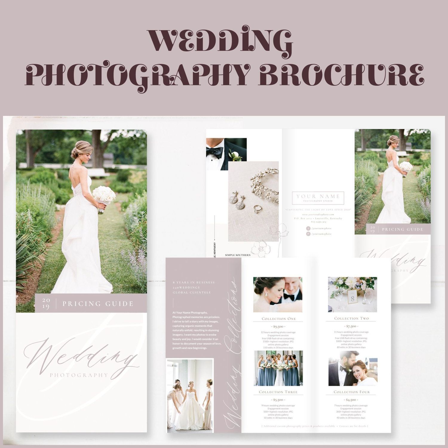 Preview wedding photography brochure.