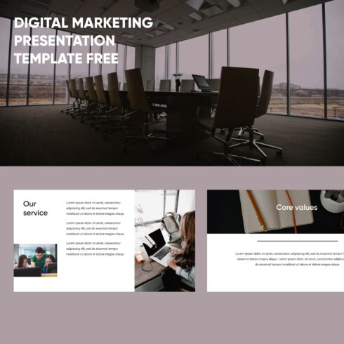 Digital Marketing Presentation Template Free 1500x1500 1.