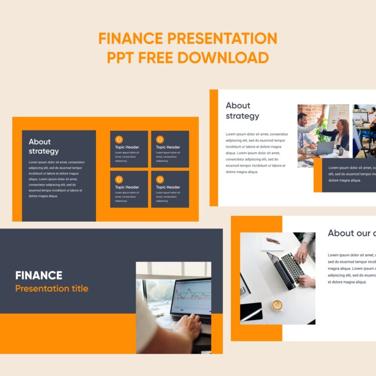 Finance Editable Presentation PPT Free Download – MasterBundles