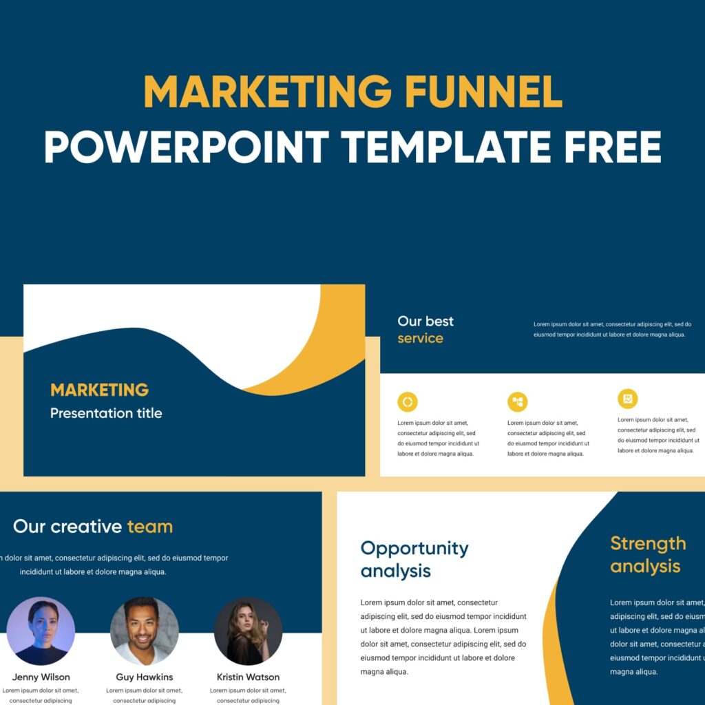 Free Marketing Funnel Powerpoint Template – MasterBundles