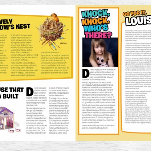 Kids Magazine Template | Master Bundles