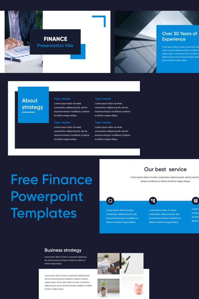 Free Finance Powerpoint Templates PPTX – MasterBundles