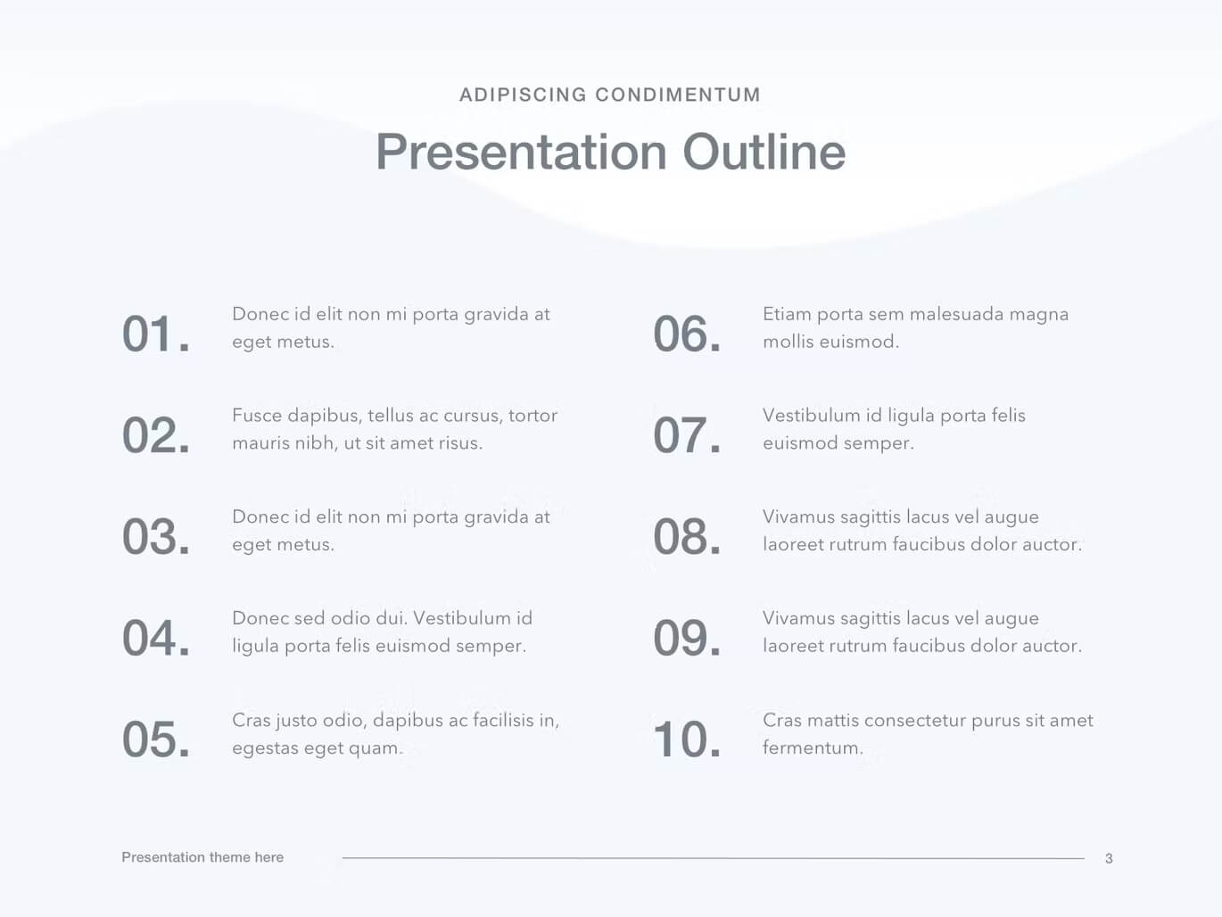 Presentation Outline of Sales Funnel PowerPoint Template.