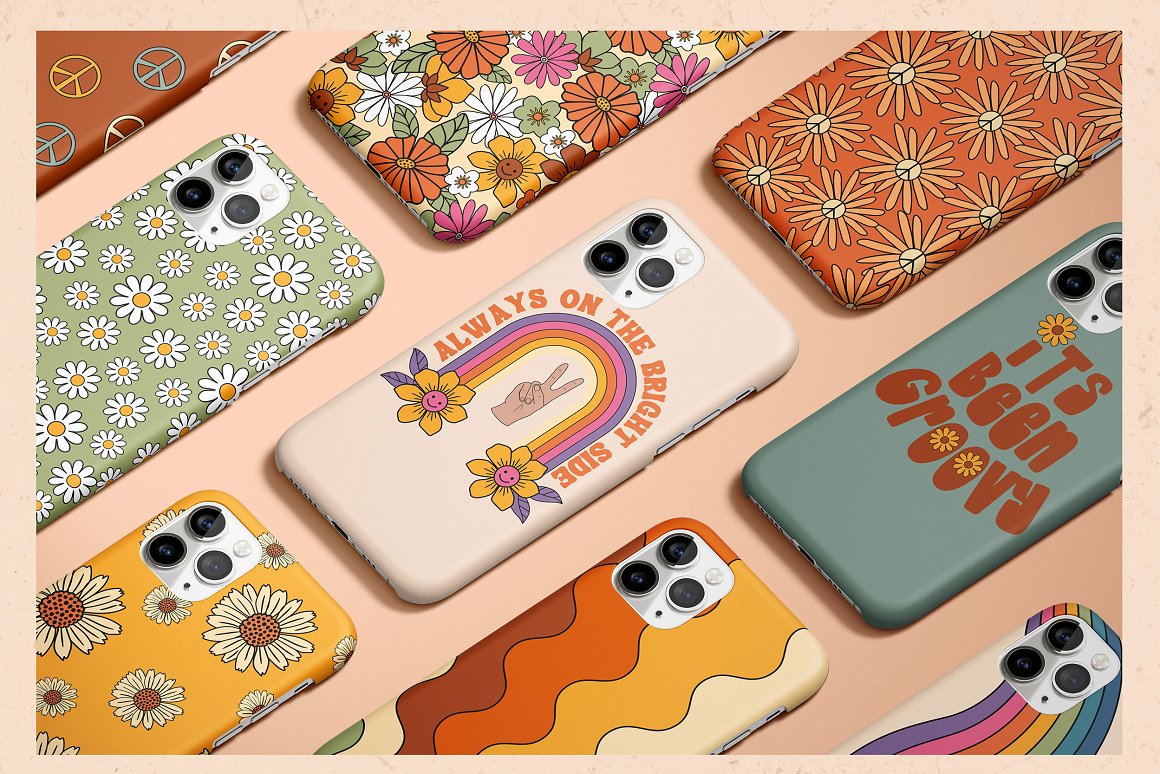 Print on phone covers.