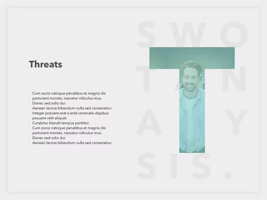 Threats of Sales Pitch PowerPoint Template.
