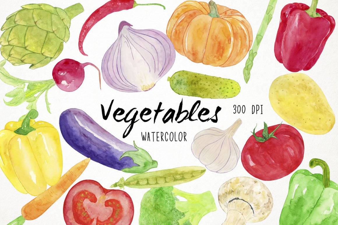 Front page with vegetables.