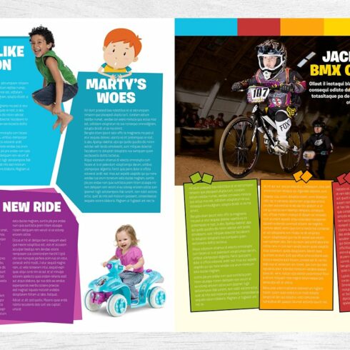Kids Magazine Template | Master Bundles