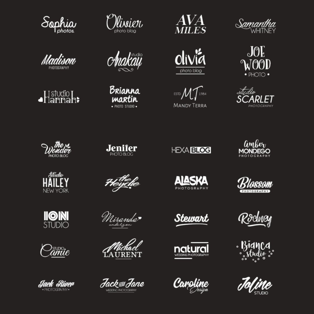 Photography Logos – MasterBundles
