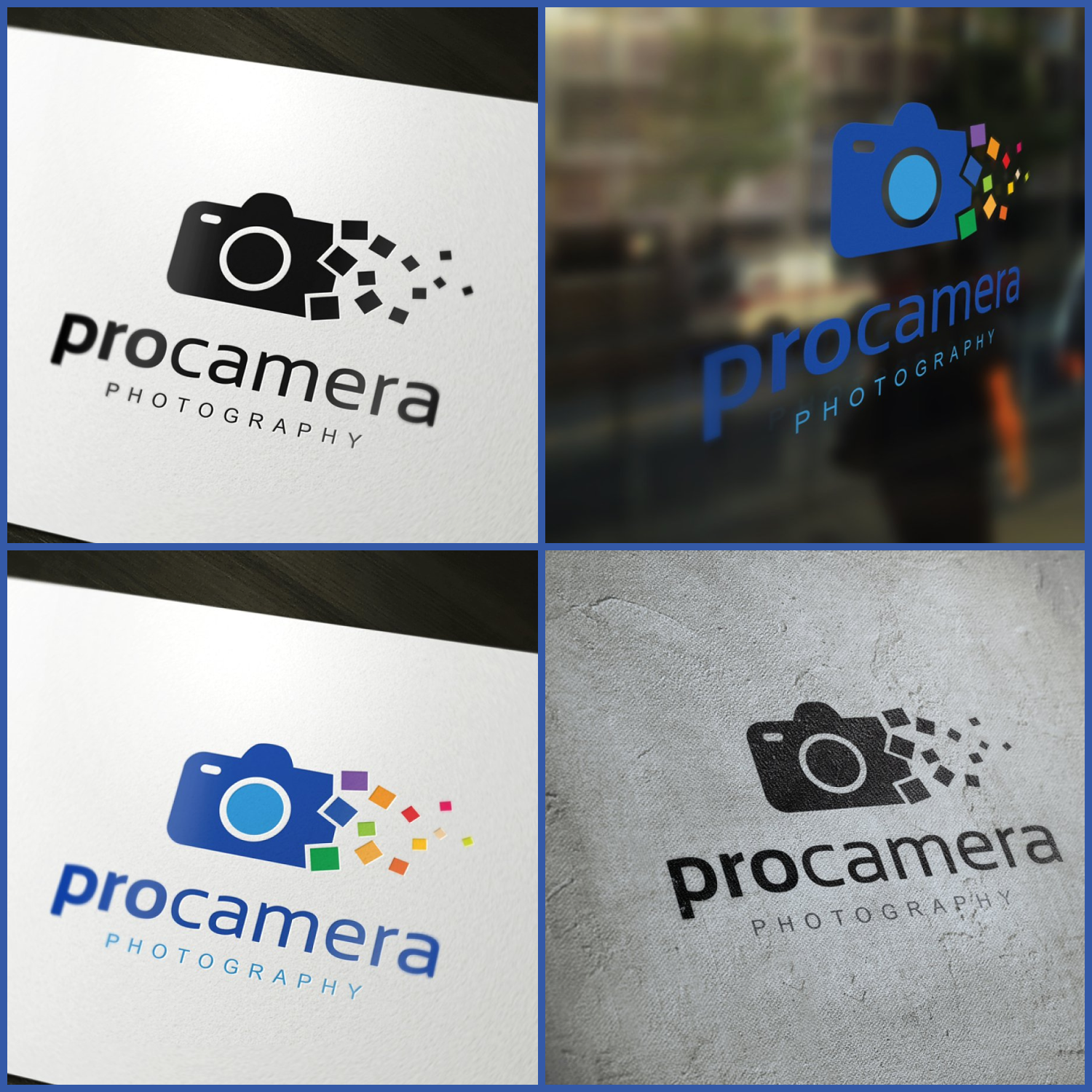 Prints of pro camera logo.