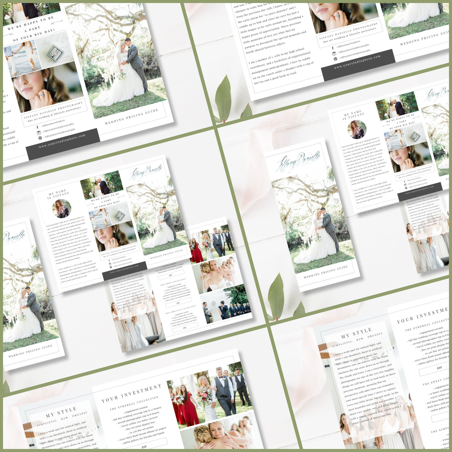Preview wedding photography brochure.