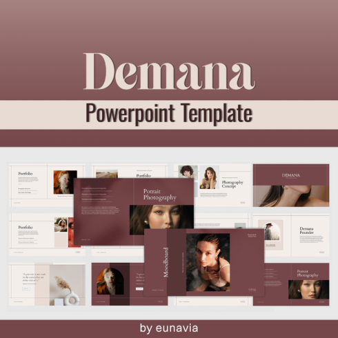 Prints of demana powerpoint template.