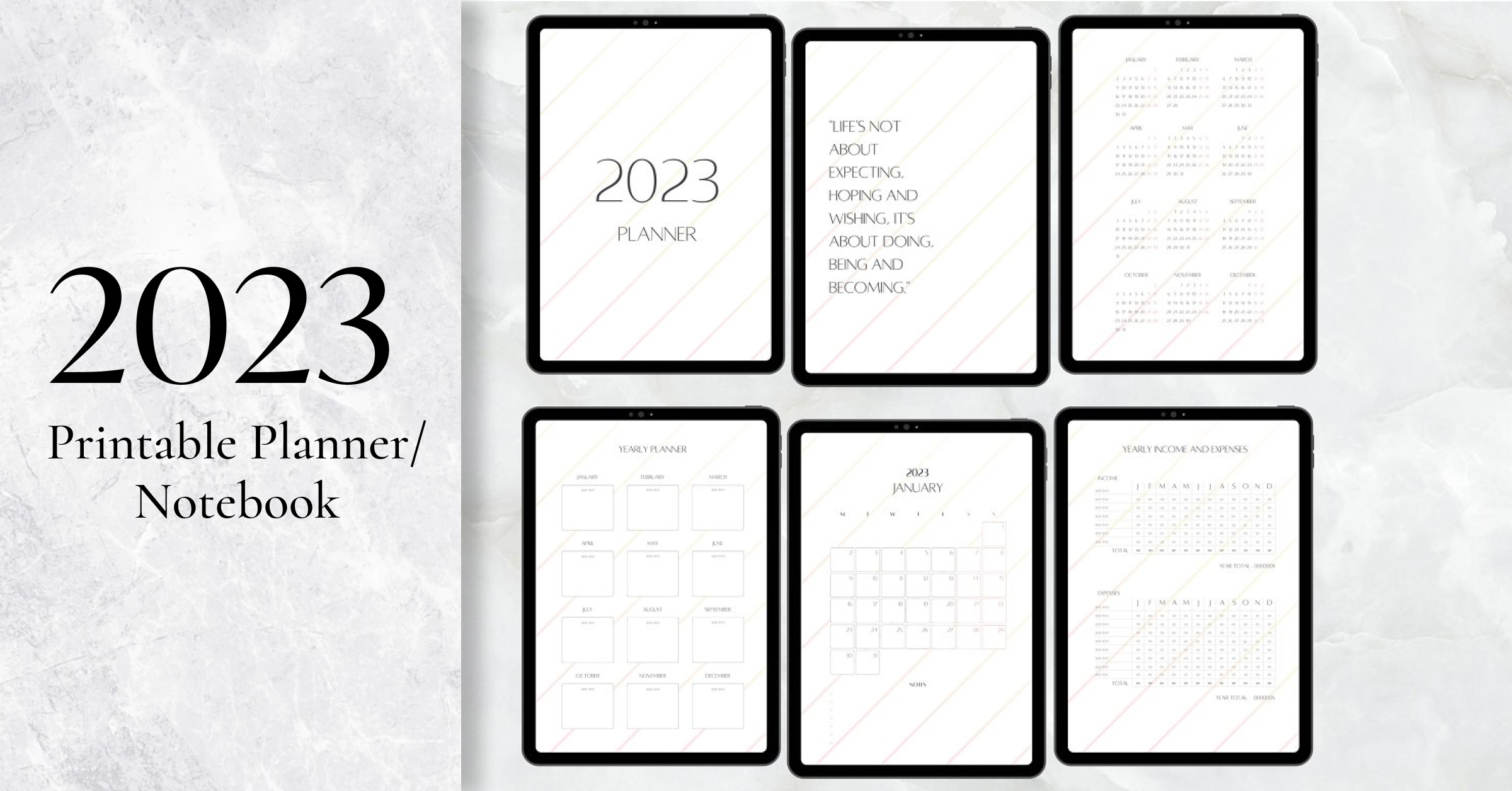 Printable Planner Notebook – Masterbundles