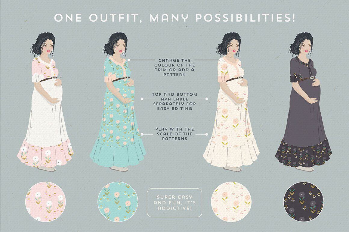 One outfit, many possibilities.