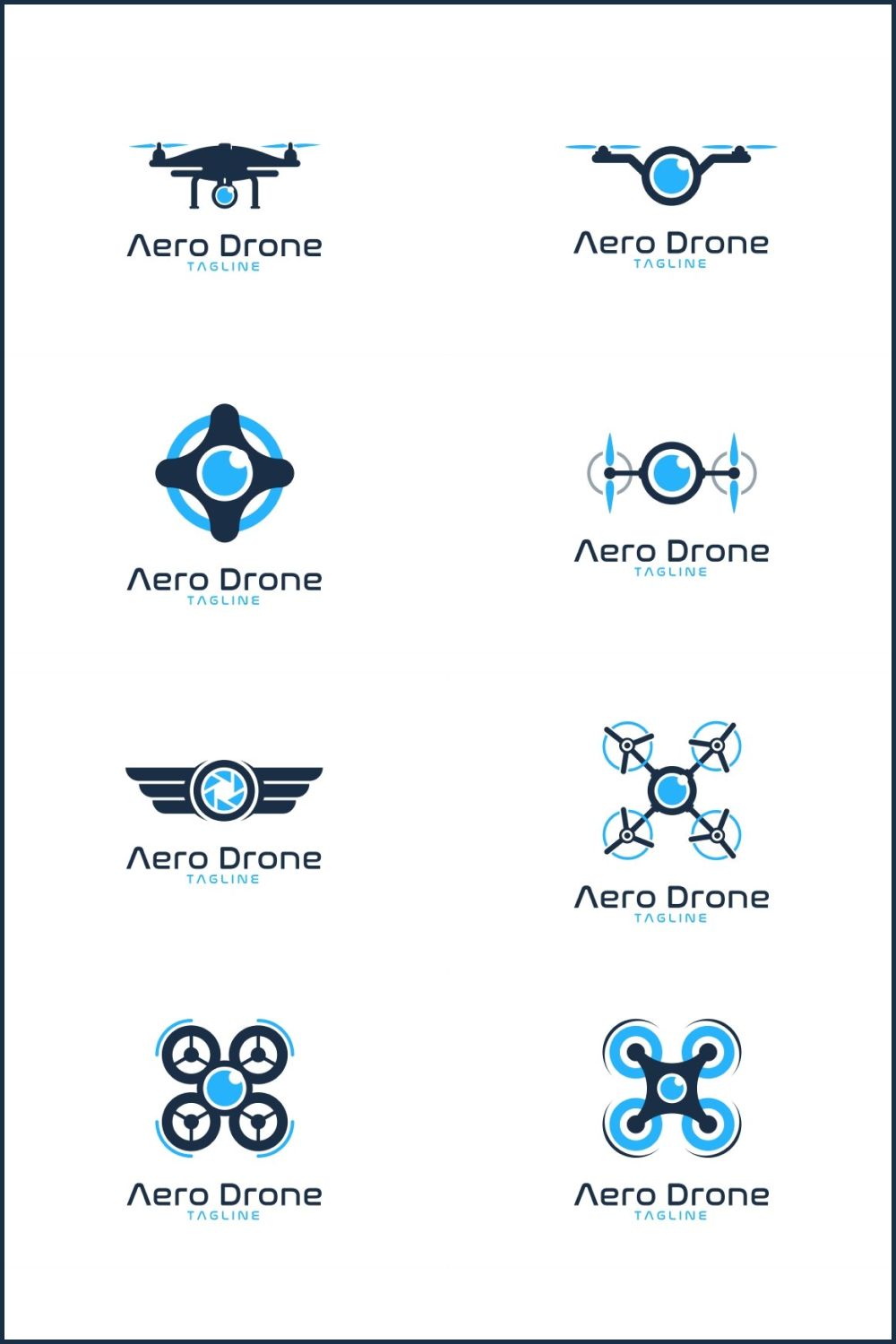 Drone logo bundle of pinterest.