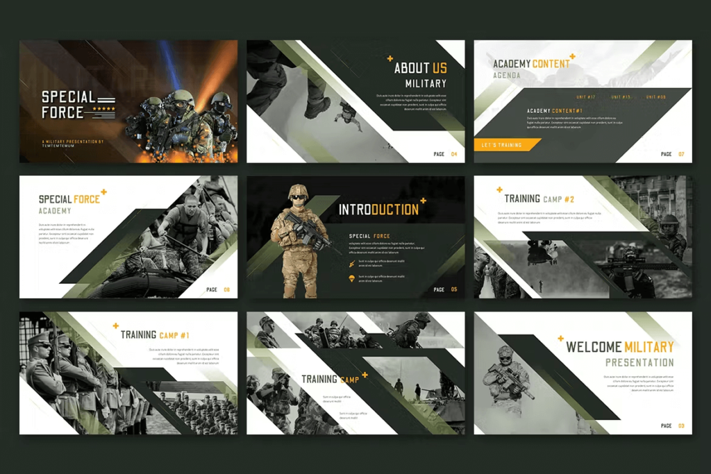 Special Force - Powerpoint Template – MasterBundles