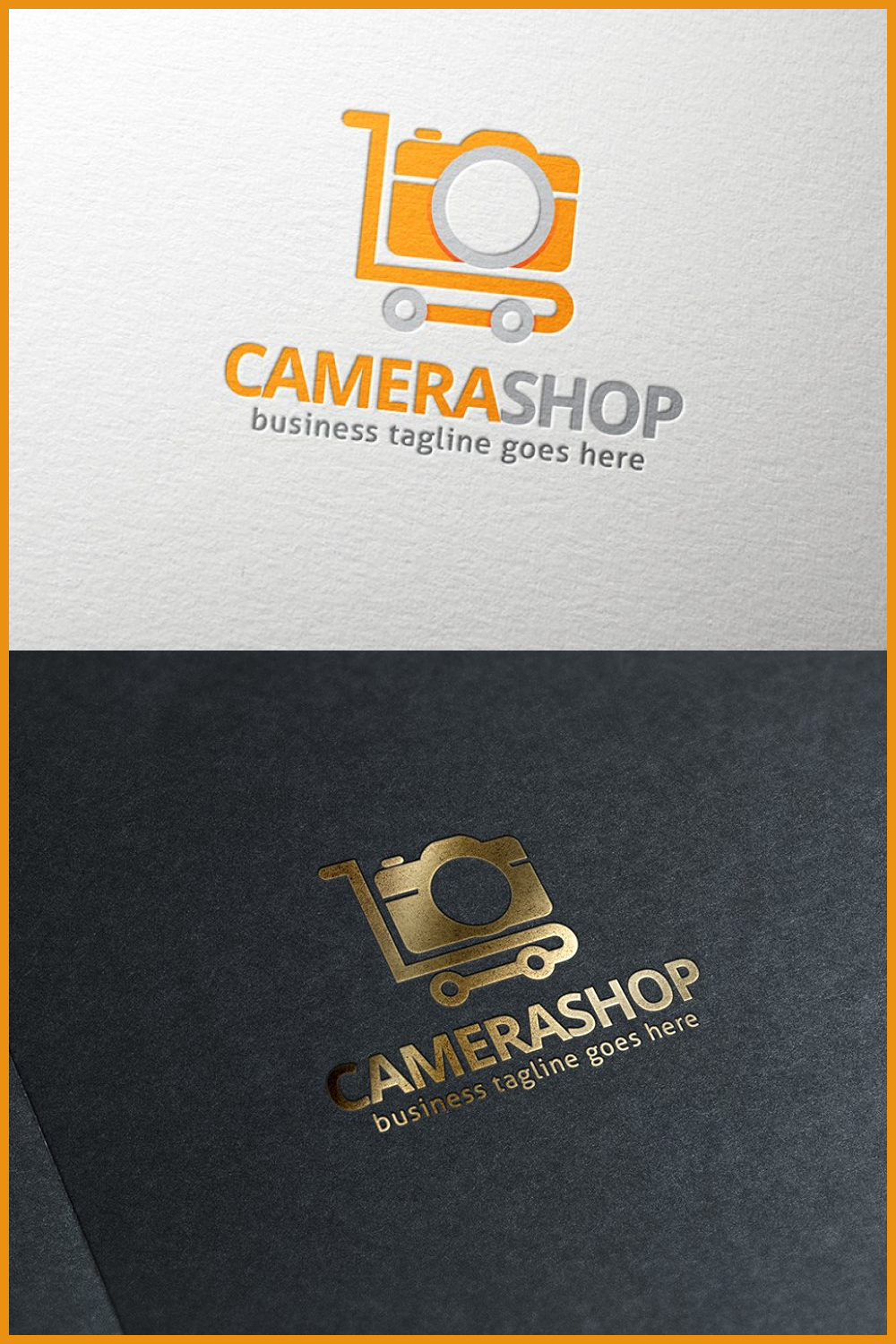 Camera shop logo of pinterest.