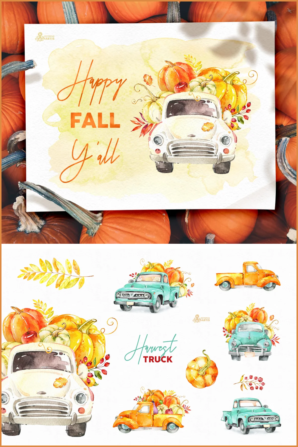 Harvest truck fall collection of pinterest.