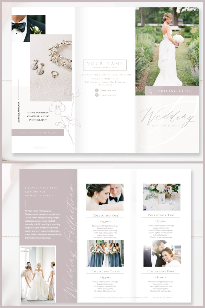 Wedding Photography Brochure – MasterBundles