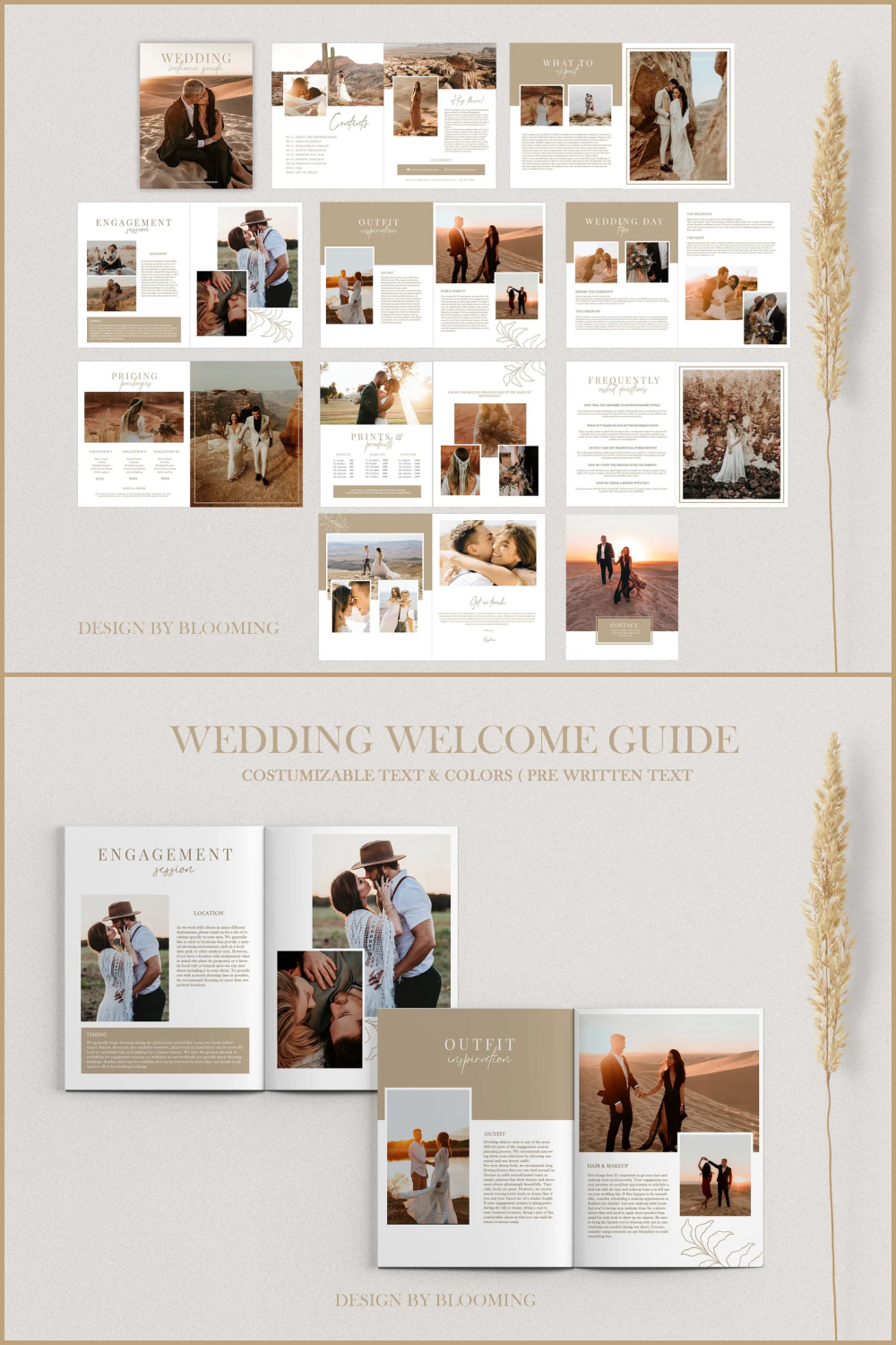 Wedding welcome guide of pinterest.