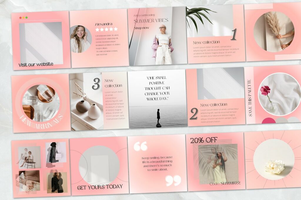 E-commerce Instagram Templates – Masterbundles