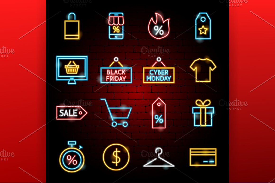 Shop icons.