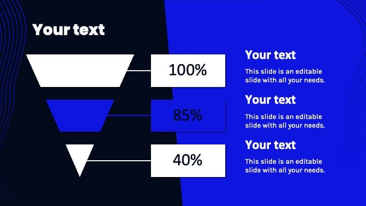 5 3d Funnel Powerpoint Free.