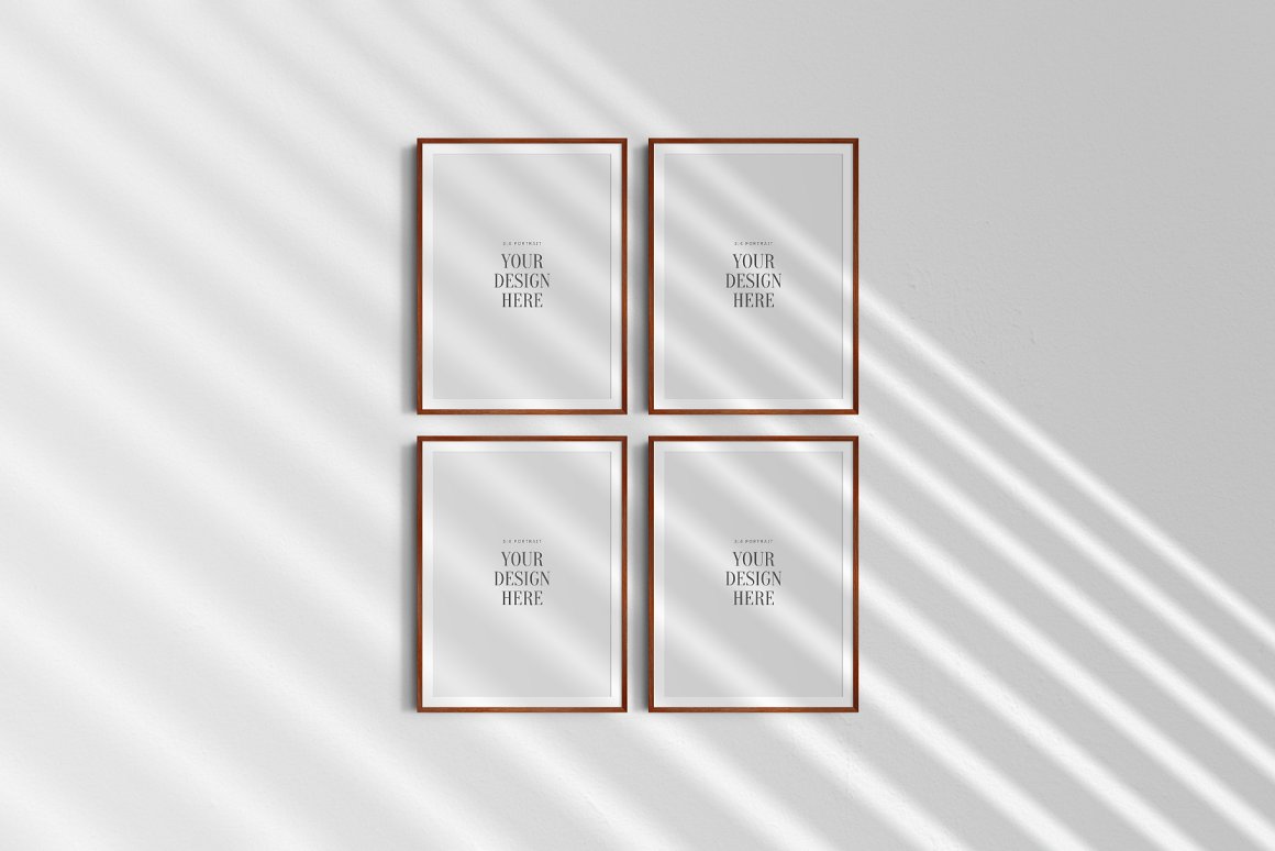 Four Frames Mockup, Four Vertical Frame, Set of Four Frame, 4 Digital Frame,  4 Vertical Frame, Four Frame Digital, Four Vertical Mock Ups (Instant  Download) 