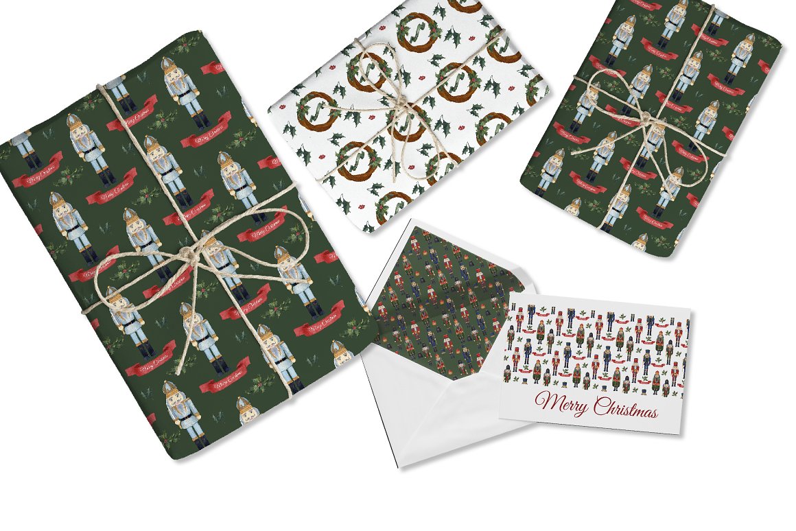 Background patterns for wrapping paper.