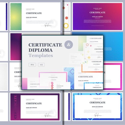 Certificate & Diploma PowerPoint – MasterBundles