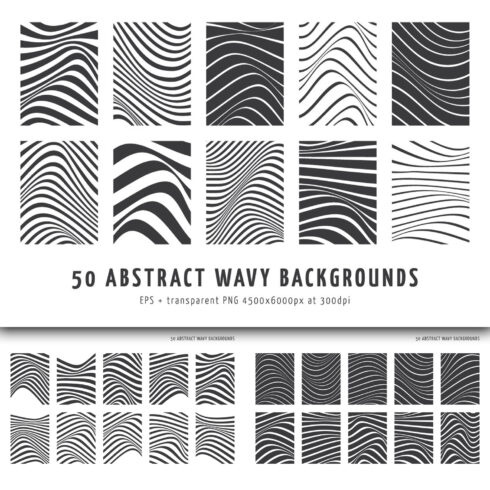 Prints of abstract wavy vector backgrounds.