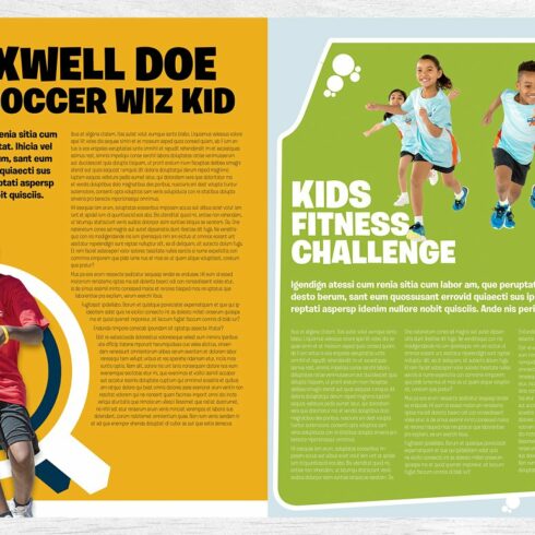 Kids Magazine Template | Master Bundles