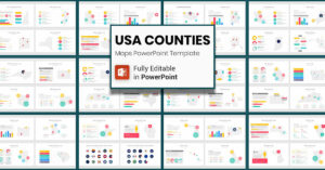 USA Counties Maps PowerPoint Template – MasterBundles