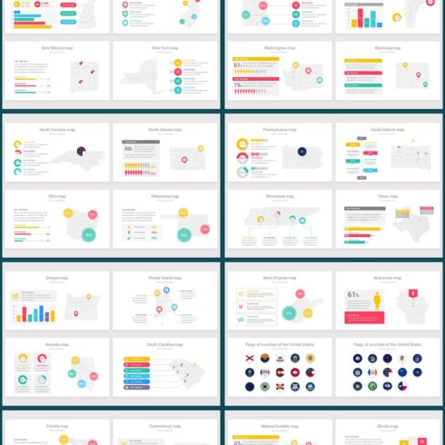 USA Counties Maps PowerPoint Template | Master Bundles