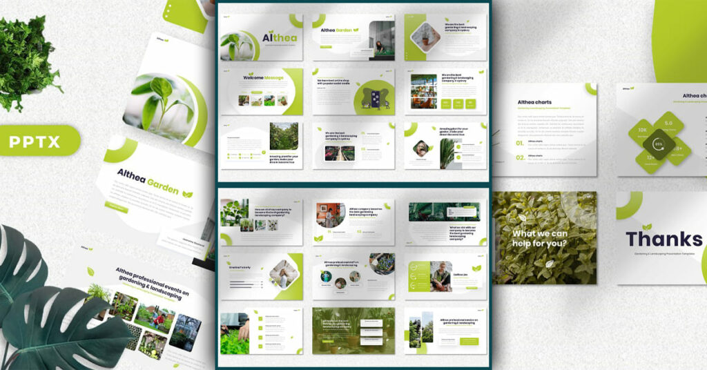 Althea - Gardening PowerPoint – MasterBundles