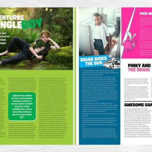 Kids Magazine Template | Master Bundles
