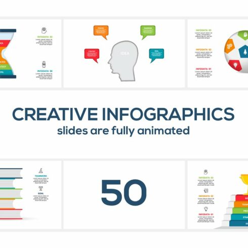 Creative Animated Infographics | Master Bundles