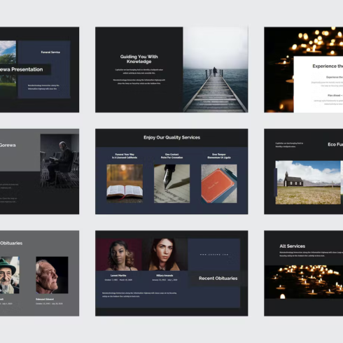 Gorewa - Funeral Services Powerpoint | Master Bundles