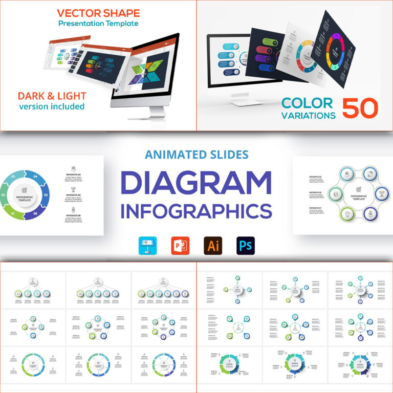 Diagram Infographic PowerPoint Template – MasterBundles