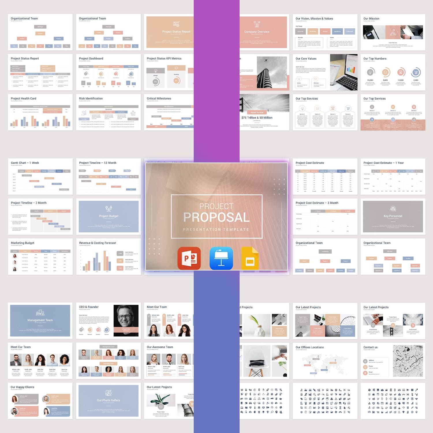 project proposal powerpoint template.