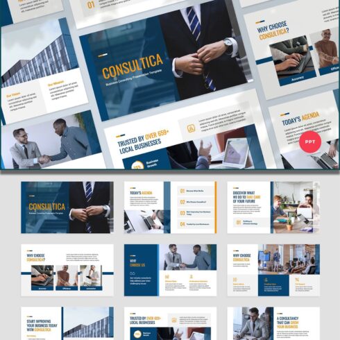 Business Consulting Template cover image.