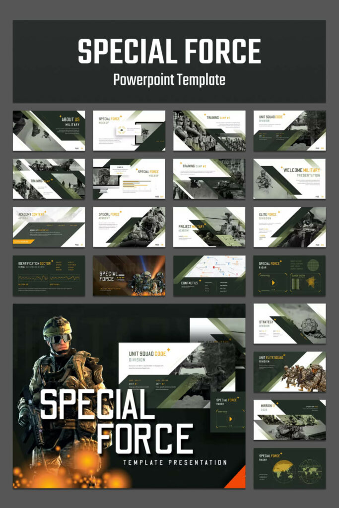 Special Force - Powerpoint Template – MasterBundles