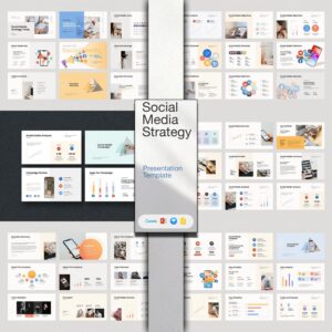 Social Media Strategy Template Canva – MasterBundles