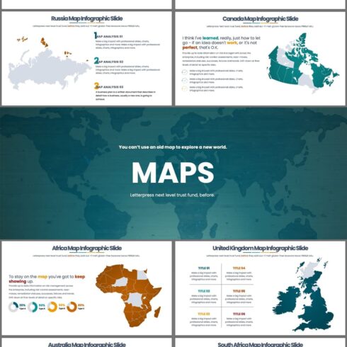 MAPS PowerPoint Infographics | MasterBundles
