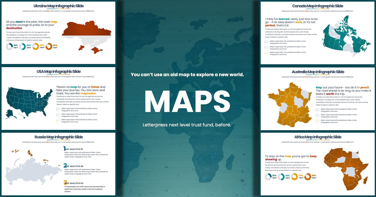 BEST MAPS Keynote Infographics facebook image.
