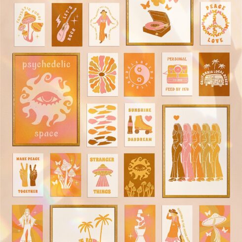 Retro Groovy Vibes Collection Masterbundles Retro Groovy Vibes Collection Masterbundles