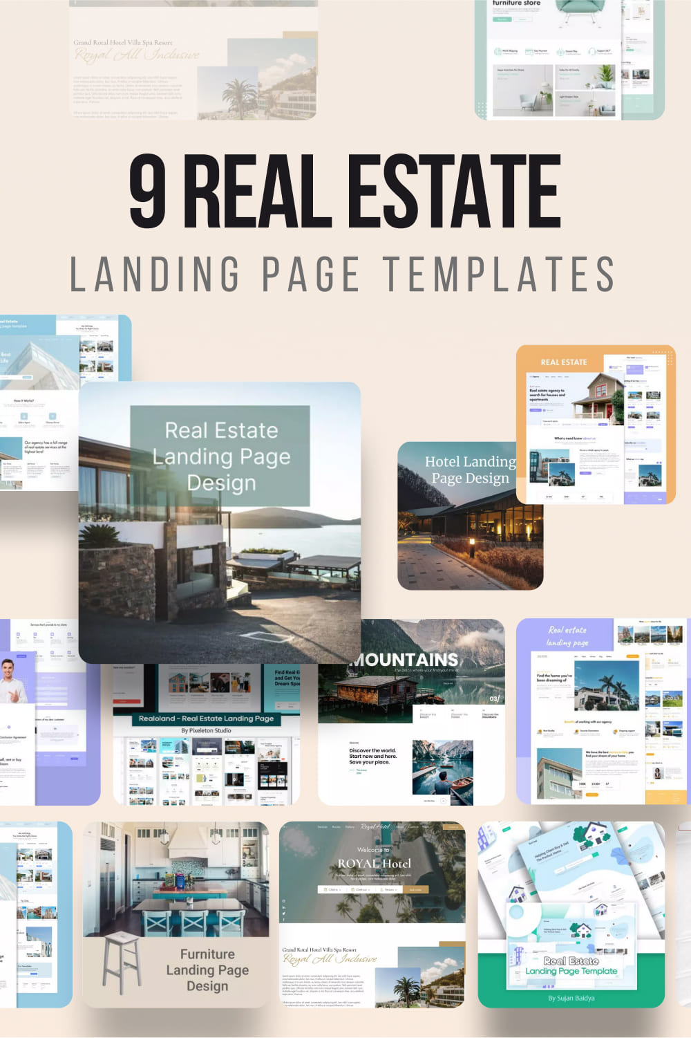 9 Real Estate Landing Page Templates Pinterest.