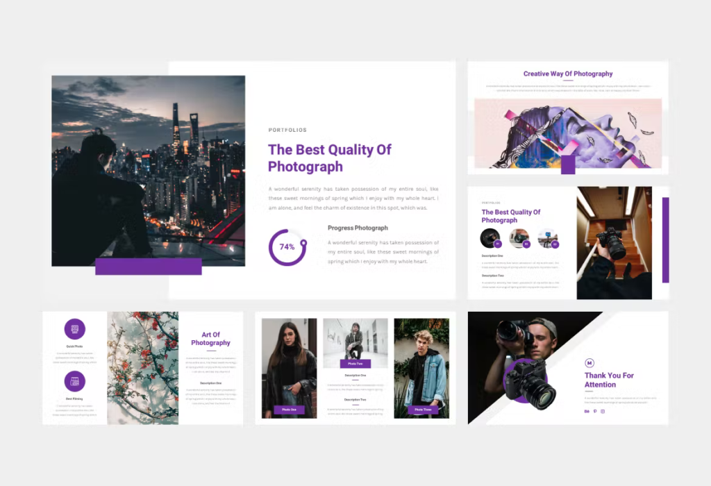 Resume Powerpoint Presentation Template 30 Slides – MasterBundles