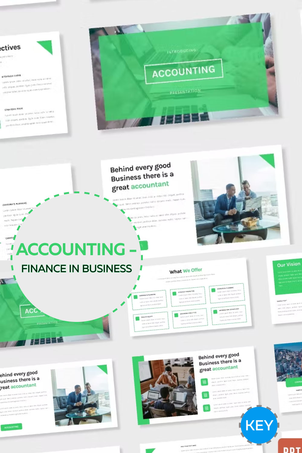 Accounting finance in business keynote of pinterest.