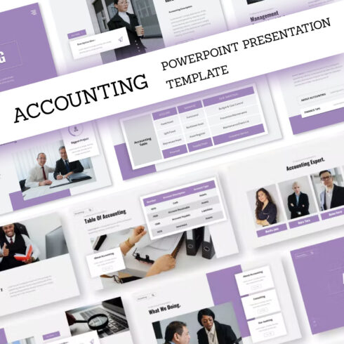Preview accounting powerpoint presentation template.